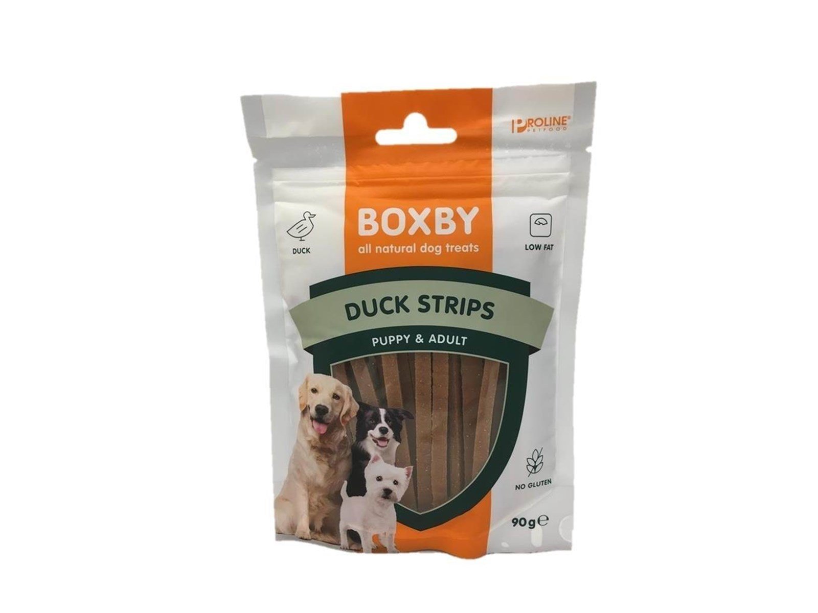 BOXBY - Duck Strips Gluten Free 90g - (PL10797) BOXBY - Duck Strips Gluten Free 90g - (PL10797)
